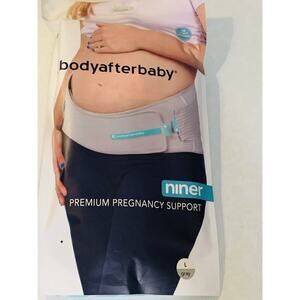 Bodyafterbaby Niner Premium Pregnancy Support size L Gray Open Box